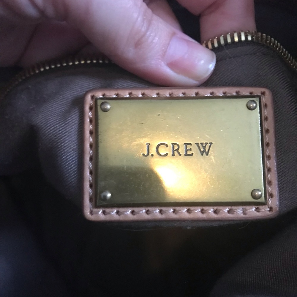 J.Crew Leather Satchel Bag - Picture 3 of 4